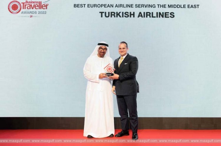 Turkish Airlines wins award for Best European Airline serving the Middle East